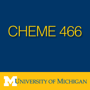 ChemE 466: Chemical Engineering Process Dynamics and Control ChemE 466: Chemical Engineering Process Dynamics and Control